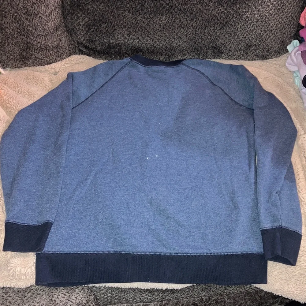 🔹4 for $30 Lands' End Kids Heathered Blue Crewneck Sweatshirt, Large (14-16)